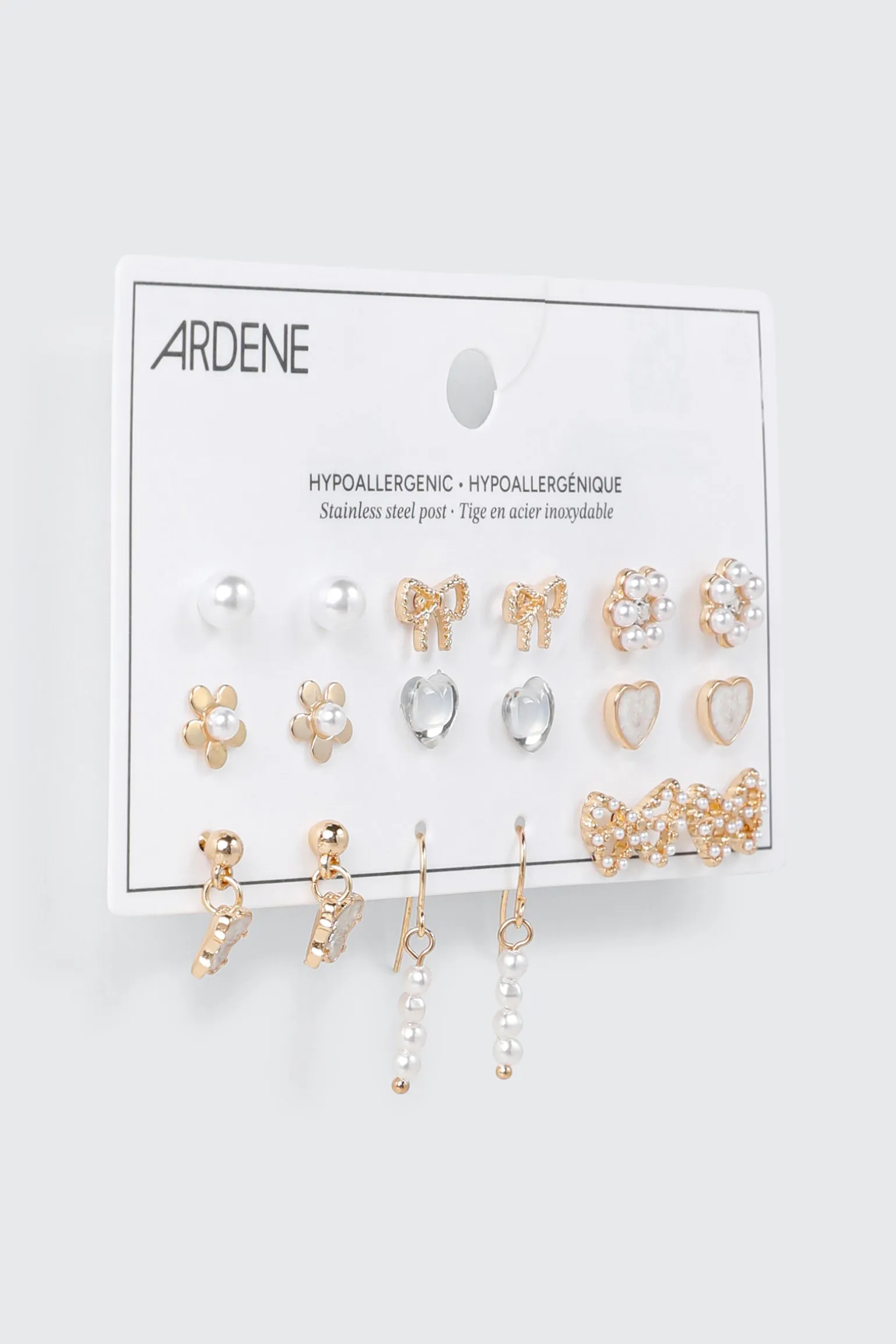 9-Pack Assorted Earrings