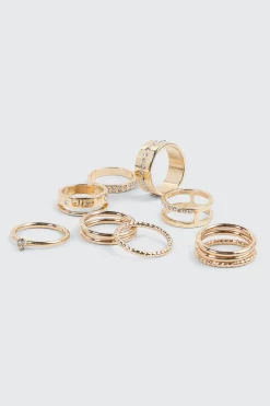8-Pack Assorted Rings