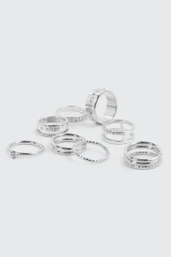 8-Pack Assorted Rings