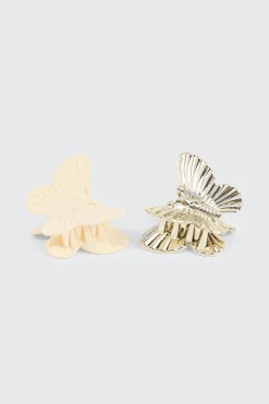 2 Pack Butterfly Hair Claws