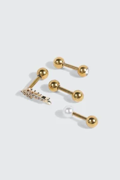 4-Pack Cartilage Piercings