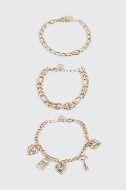 3 Pack Charm Bracelets