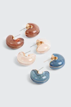 3-Pack Colorful Thick Hoops