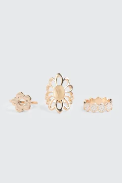 3-Pack Daisy Rings