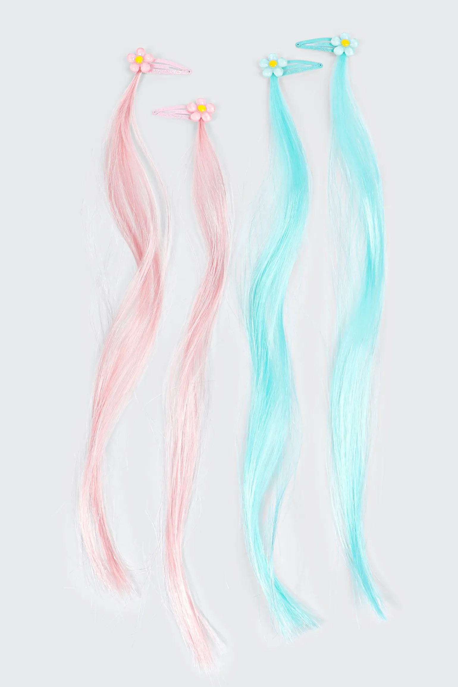 4-Pack Fake Hair Extensions