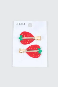 2-Pack Fruit Creaseless Hair Clips