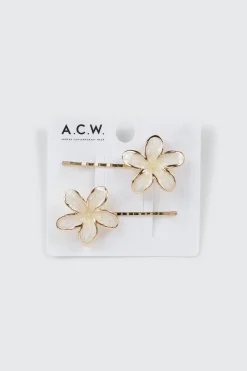 2-Pack Hibiscus Hair Pins