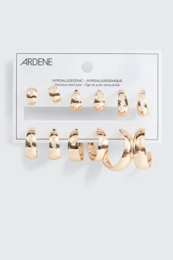 6-Pack Hoop Earrings