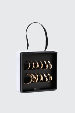 6-Pack Hoop Earring Set