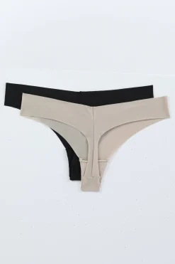 2-Pack Invisible Thong Panties