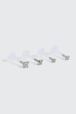 4-Pack Labret Piercings