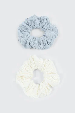 2-Pack Lace Scrunchies