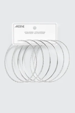 3-Pack Large Hoop Earrings