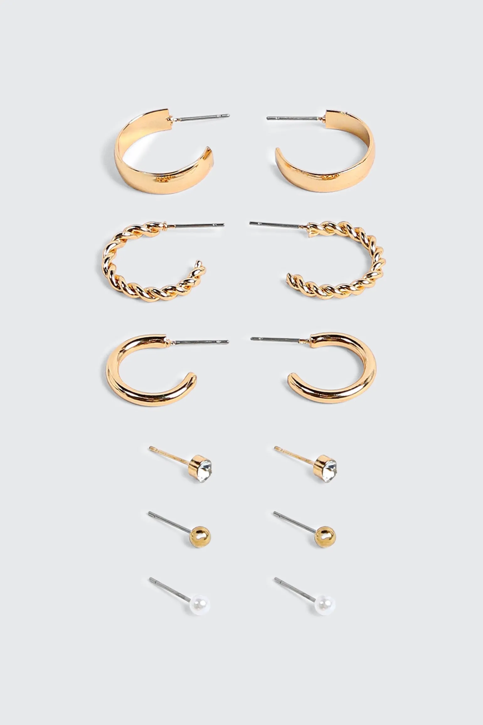 6-Pack Mixed Hoops & Studs