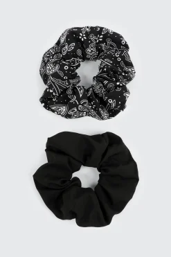 2-Pack Paisley Scrunchies
