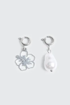 2-Pack Pearl & Hibiscus Bikini Charms
