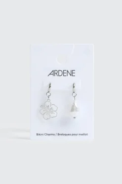 2-Pack Pearl & Hibiscus Bikini Charms
