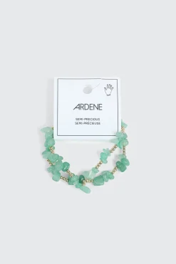 2-Pack Semi-Precious Stone Bracelets