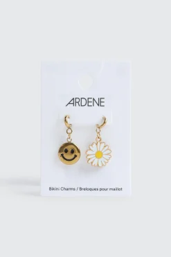 2-Pack Smiley & Daisy Bikini Charms