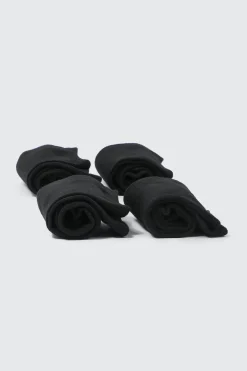 4-Pack Solid Crew Socks