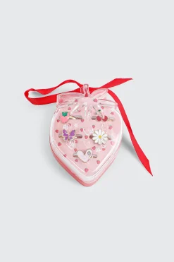 5-Pack Strawberry Ring Set