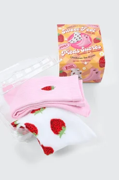 2-Pack Strawberry Socks Set