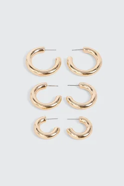 3-Pack Thick Irregular Hoops