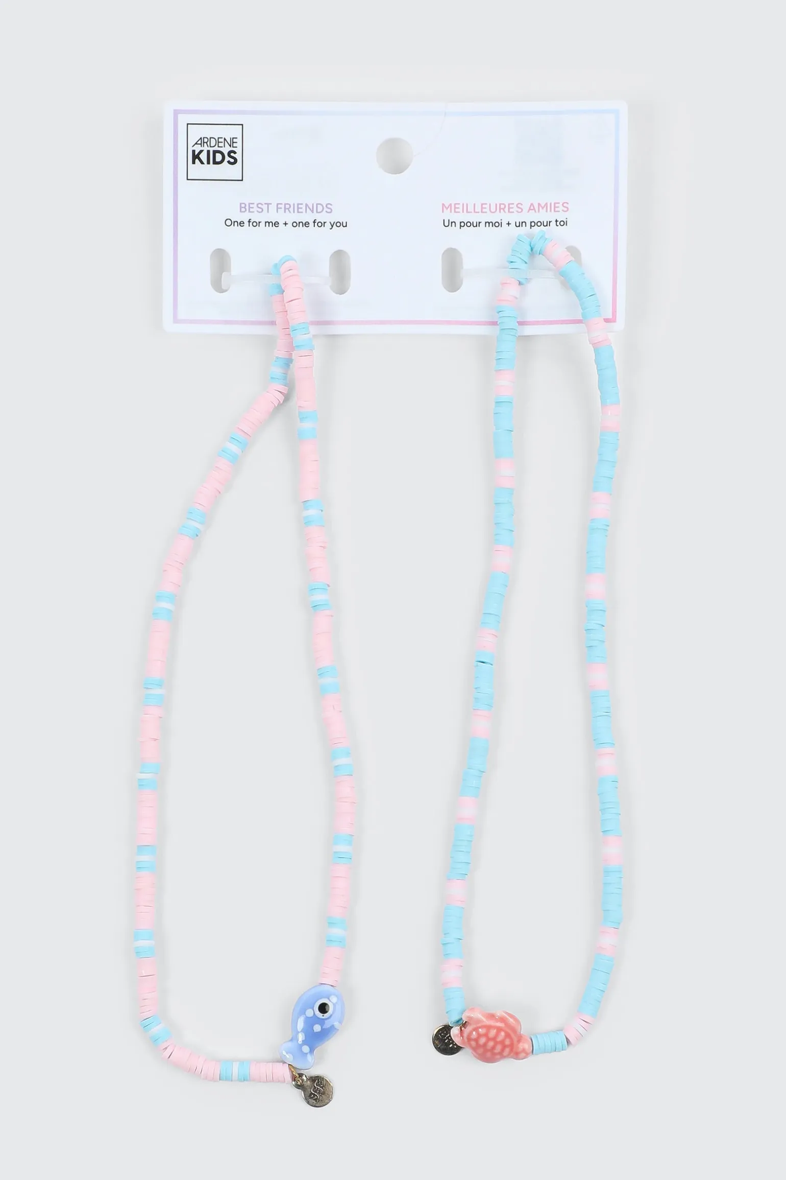 2-Pack Turtle & Fish Necklaces