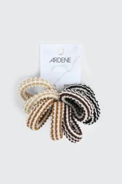 8-Pack Wide Ribbed Hair Ties
