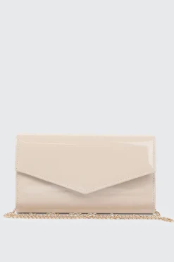 Patent Faux Leather Clutch
