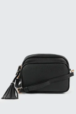 Pebbled PU Crossbody Bag