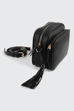Pebbled PU Crossbody Bag