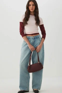 Pebbled Shoulder Bag