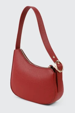 Pebbled Shoulder Bag