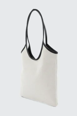 Piped Trim Tote Bag