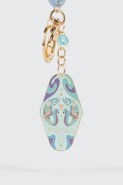 Pisces Zodiac Keychain
