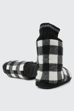 Plaid Bootie Slippers