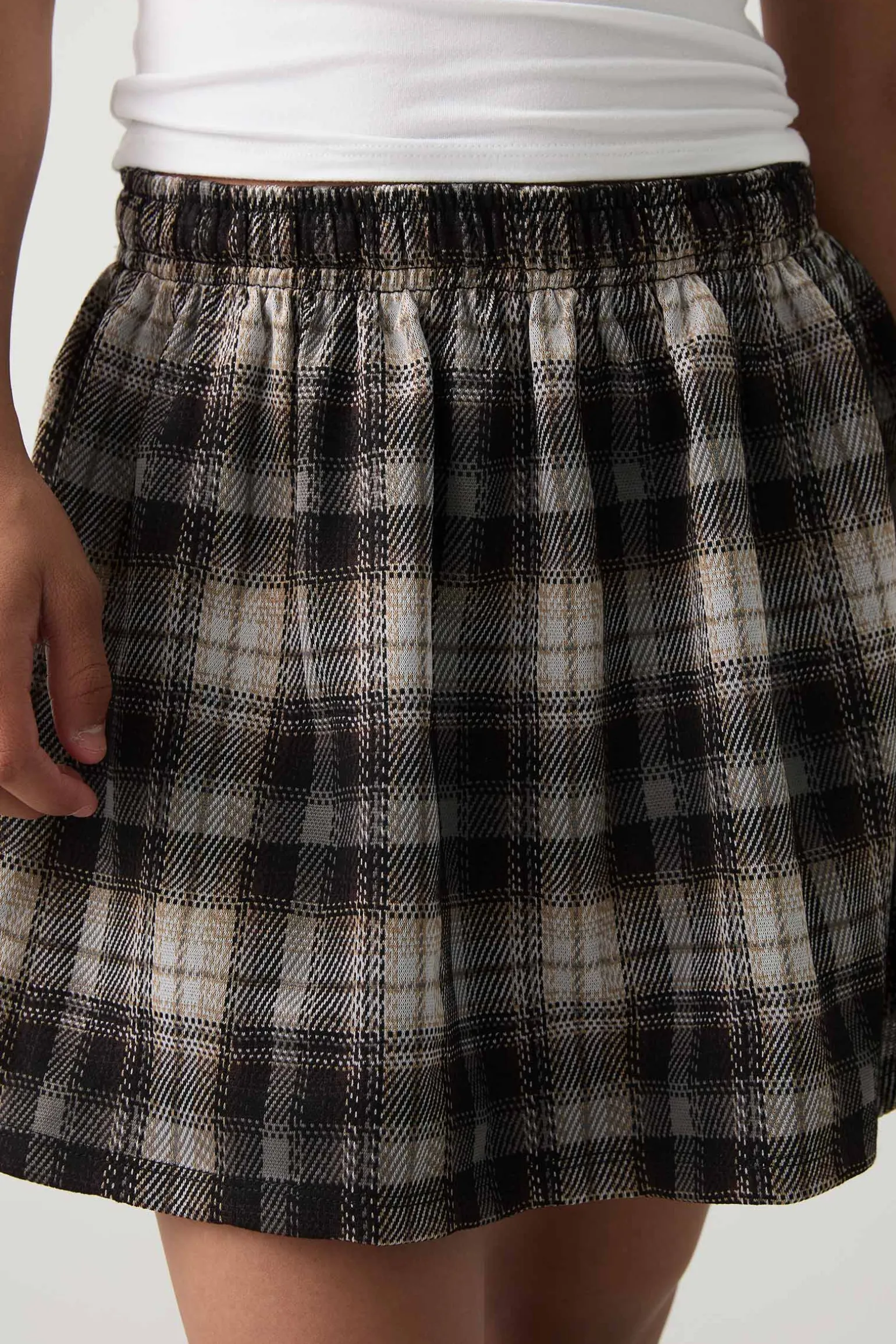 Plaid Mini Skirt