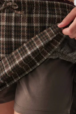 Plaid Tiered Skort