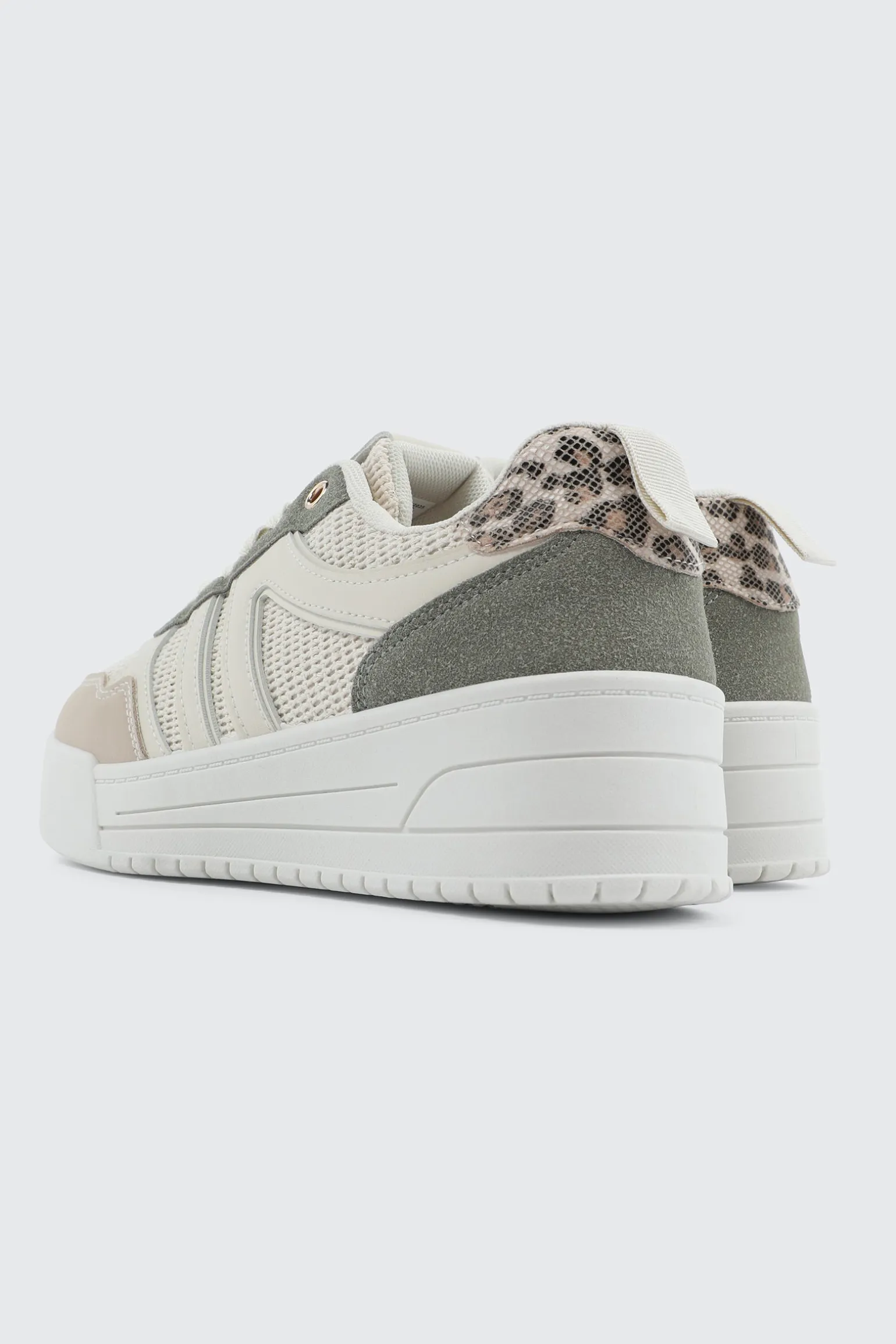 Platform Lace-Up Sneakers
