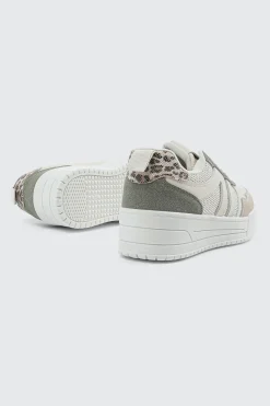 Platform Lace-Up Sneakers