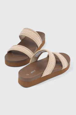Platform Slide Sandals