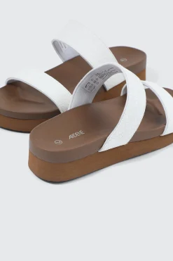 Platform Slide Sandals
