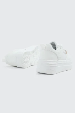 Platform Sneakers with Charm Detail