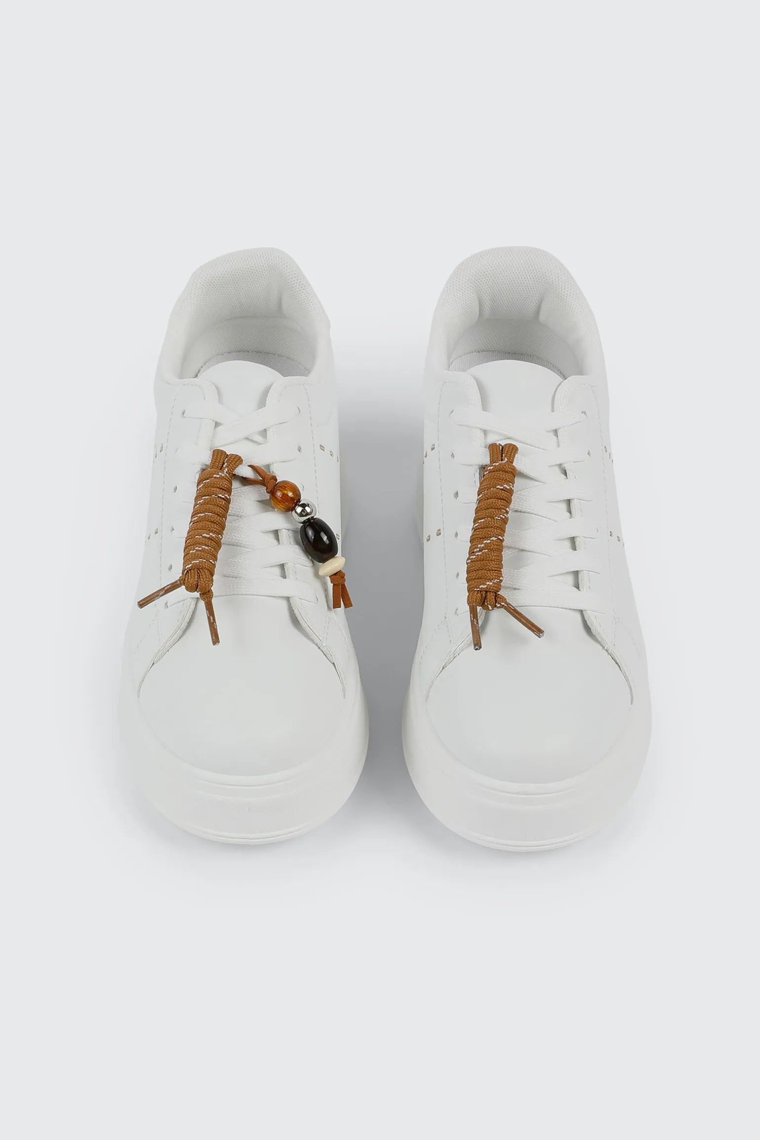 Platform Sneakers with Removable Charm
