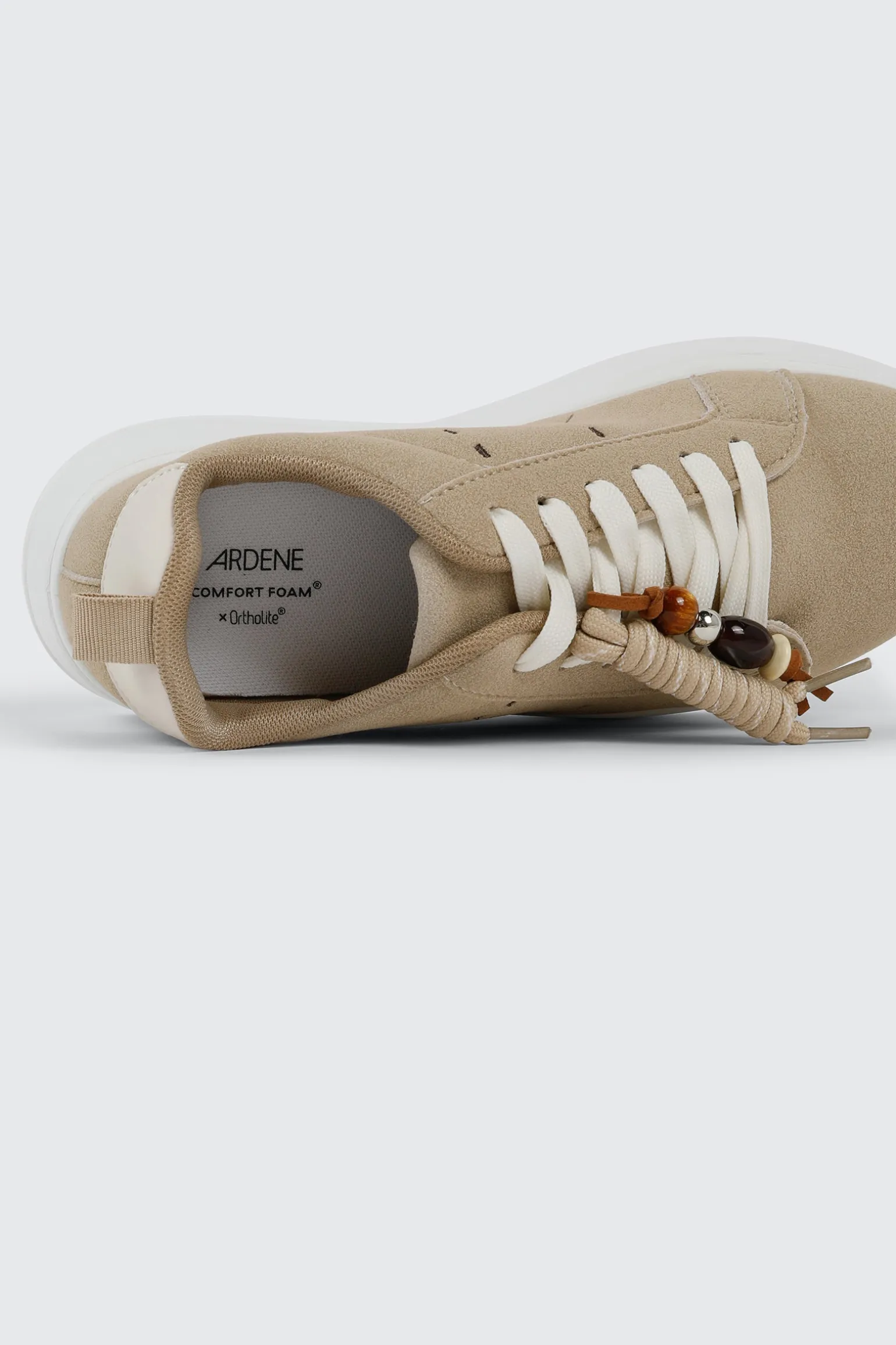 Platform Sneakers with Removable Charm