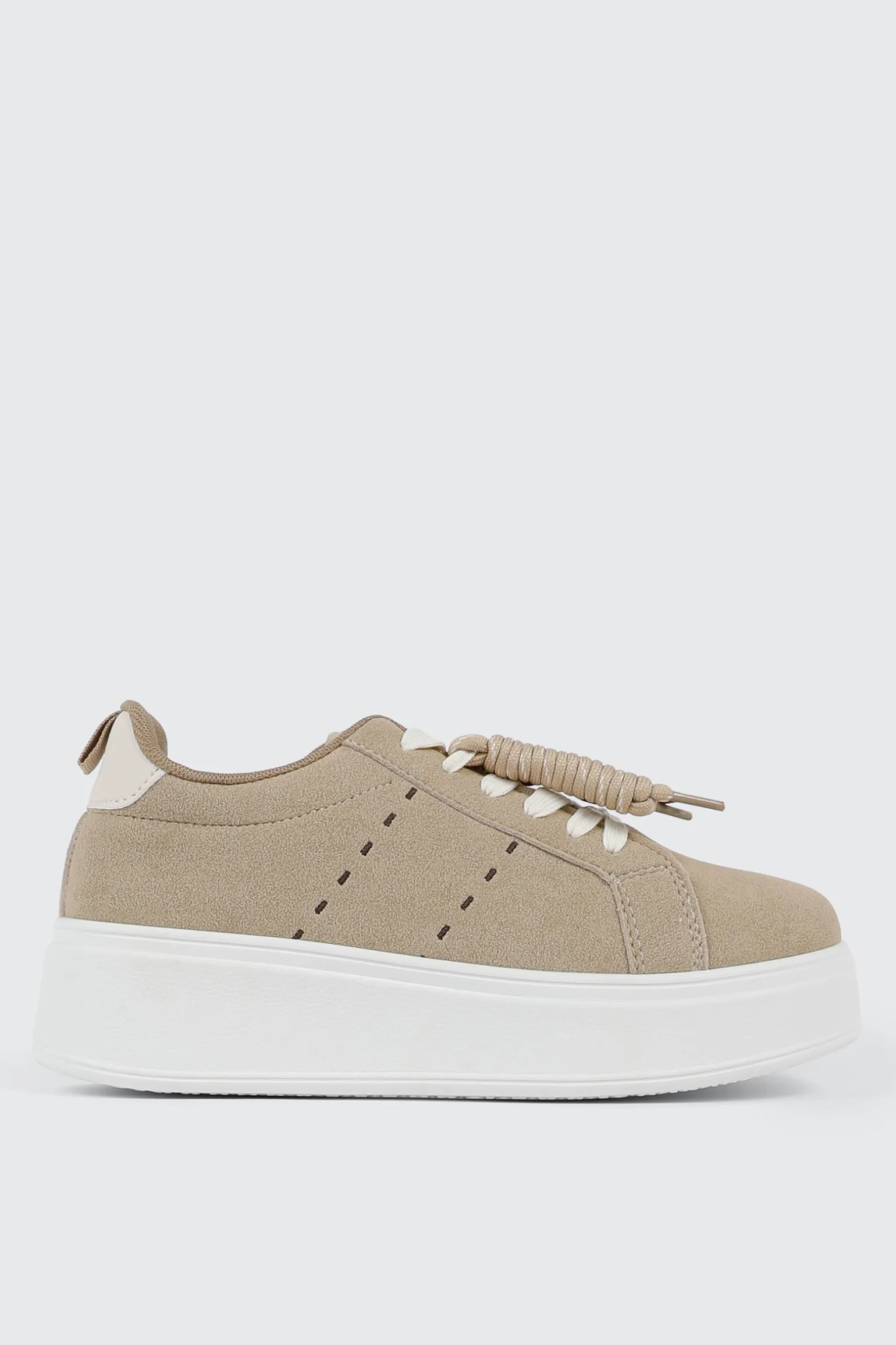 Platform Sneakers with Removable Charm