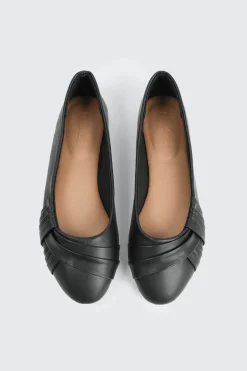 Pleated Ballet Flats