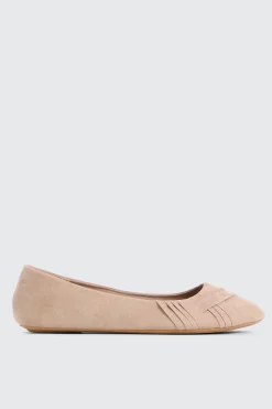 Pleated Ballet Flats