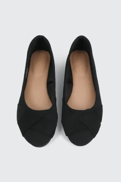 Pleated Ballet Flats